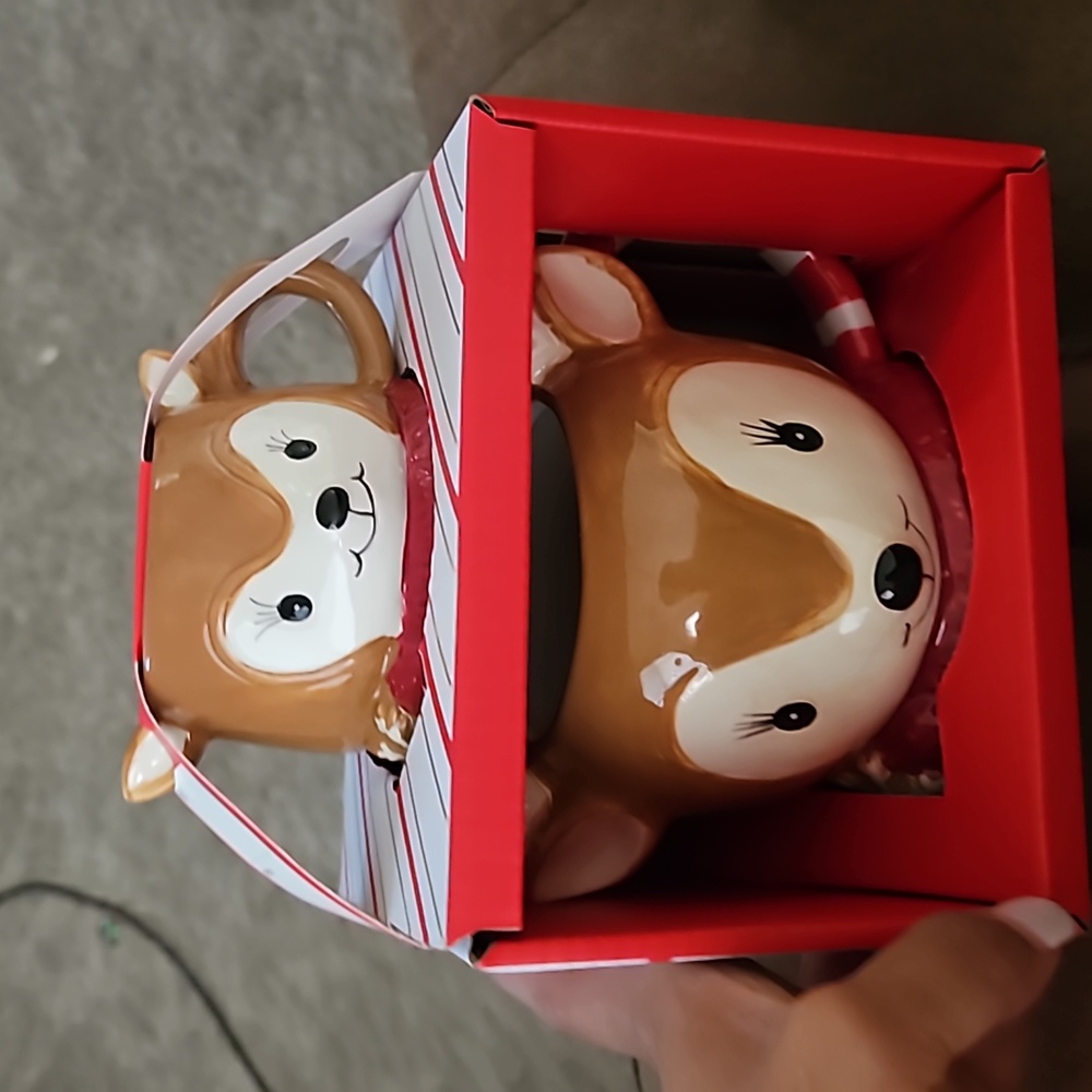 Reindeer mommy and me mug set